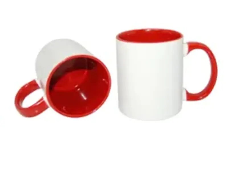 Caneca Alça e Interior Colorida
