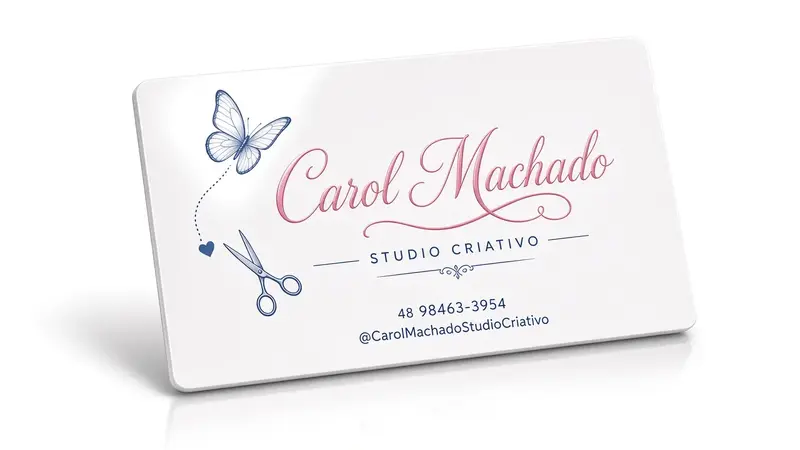 Cartão de Visita — Couchê 250g, 4x0, UV Total Frente, 8,8 × 4,8 cm